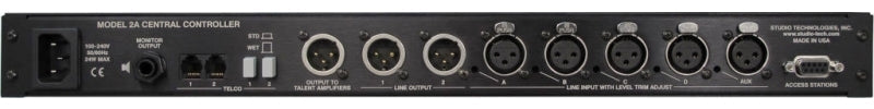 STUDIO TECHNOLOGIES Model 2A Central Controller — Personal Monitor System