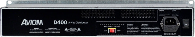 AVIOM D400 Dante — Personal Monitor System