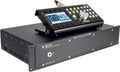 Black GRACE m908 reference monitor controller with control panel featuring rotary knob, buttons, and a color display.