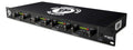 Black Lion Audio 4-channel rack-mount audio interface or preamp with gain and output controls and LED meters.
