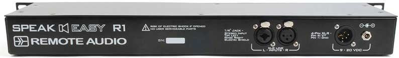 REMOTE AUDIO Speakeasy R1 — Monitor Controller