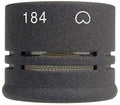 Close-up of a black microphone component with the number 184 and a heart-shaped symbol.