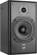 Black rectangular studio monitor speaker with two drivers and ATC professional audio label on front.