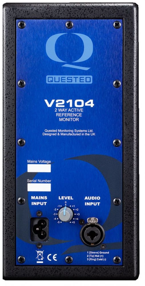 QUESTED V2104 — Studio Monitor, nearfield reference loudspeaker