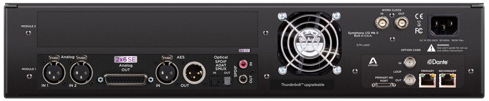 APOGEE Symphony I/O MkII Dante 2x6 SE — Converter