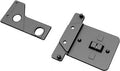 Two gray metal bracket pieces shown on a white background.
