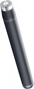 Long black cylindrical microphone with silver grille top and DPA logo at the bottom.