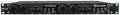 Front panel of a black audio diode bridge compressor with controls and indicators for two channels.