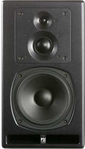 Front view of a black studio monitor speaker with three drivers and PSI logo at the bottom.