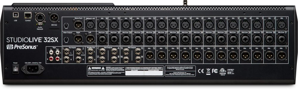 PRESONUS StudioLive 32SX — Mixer