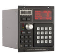 Black AMS RMX16 audio processor module with buttons, a rotary knob, keypad, and red digital display.
