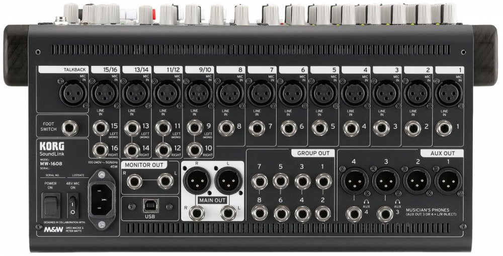 KORG MW-1608 — Mixer