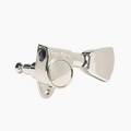A single silver guitar tuning peg with mounting hole and post, branded TonePros.