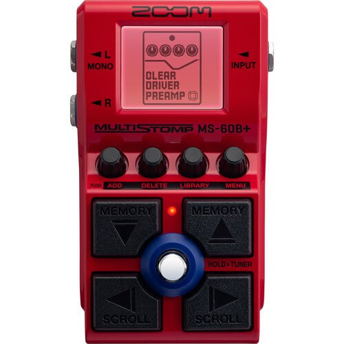 Zoom MS-60B+ Bass MultiStomp Pedal