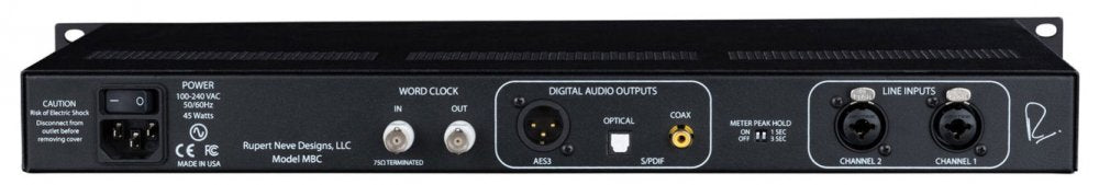 RUPERT NEVE DESIGNS MBC — Converter