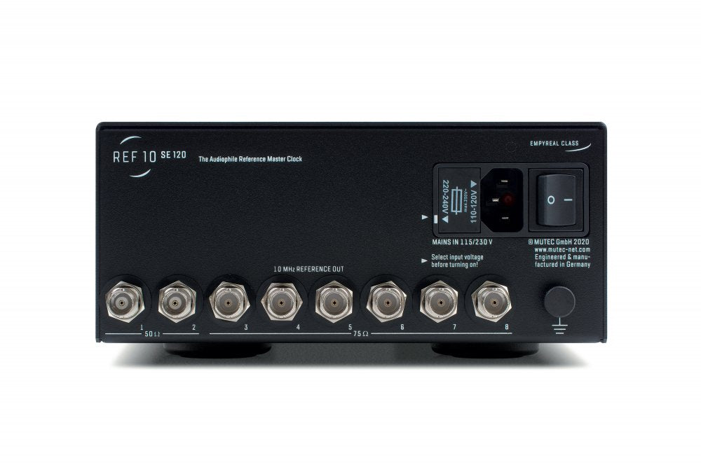 MUTEC REF10 SE120 — Master Clock