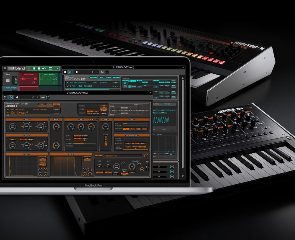 ROLAND Jupiter-X 61-Key Synthesizer, keyboard synthesizer instrument