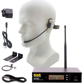CAD AUDIO WX1000HW | Uhf Wireless Headworn Microphone System | Frequency Agile