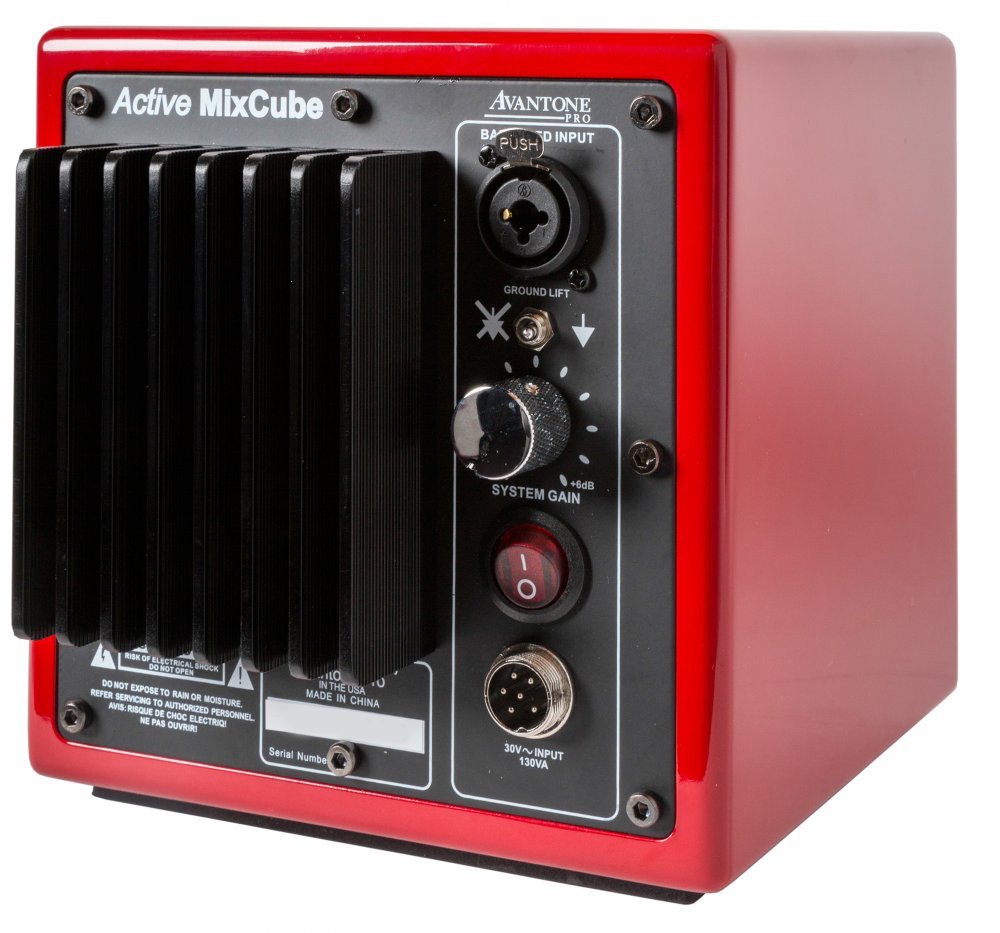 AVANTONE MixCube Active Single Red — Studio Monitor, nearfield reference loudspeaker