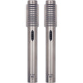 Front view of two silver ROYER R-122 MKII microphones shown side by side.