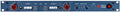 Blue audio rack unit with knobs, switches, and sync controls labeled Neve 1073DPD.