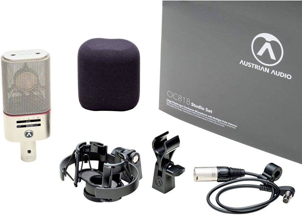 AUSTRIAN AUDIO OC818 Studio Set — Microphone, studio recording microphone body