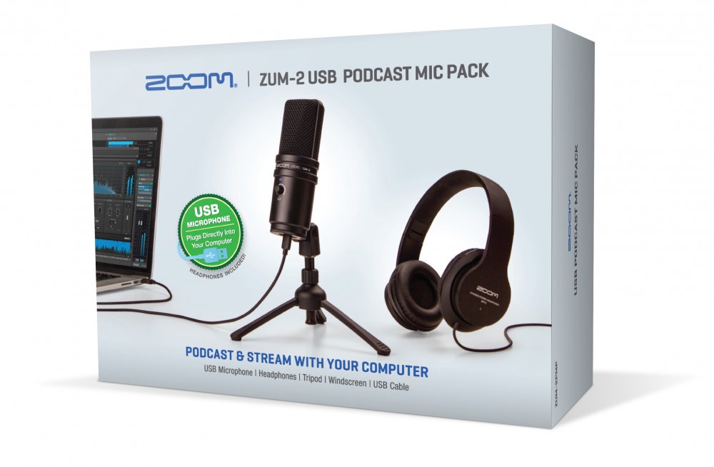 ZOOM ZUM-2PMP — Microphone, studio recording microphone body