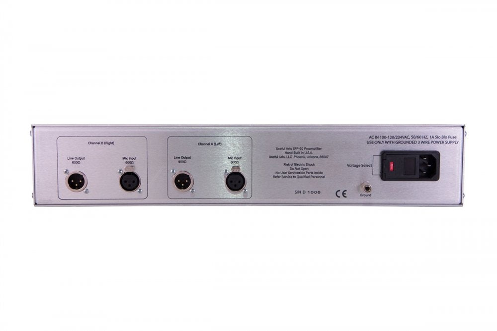 USEFUL ARTS SFP-60 Tube Microphone Preamplifier, studio recording microphone body