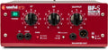 Front panel of a red Useful Arts BF-S Pro DI tube instrument preamp with knobs, switches, and jacks.