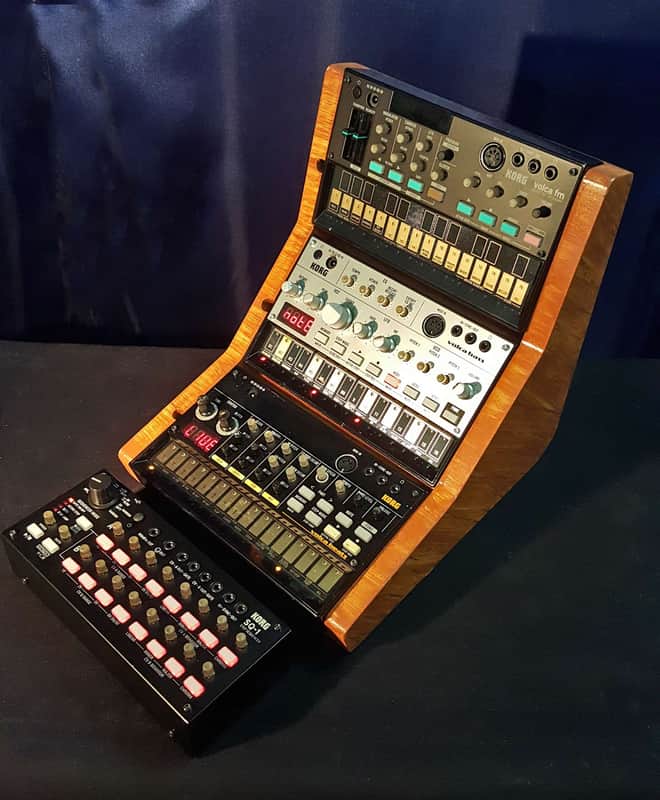 Korg Volca 3 unit stand 2010's - Painted MDF