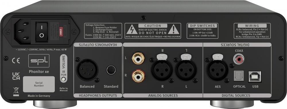 SPL Phonitor xe + DAC (Black) — Headphones