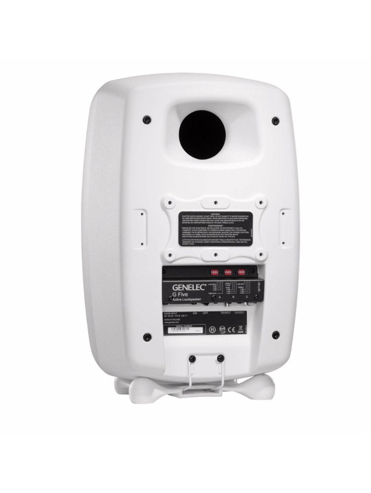 GENELEC G Five Active Speaker White - G5AWM — Studio Monitor, nearfield reference loudspeaker
