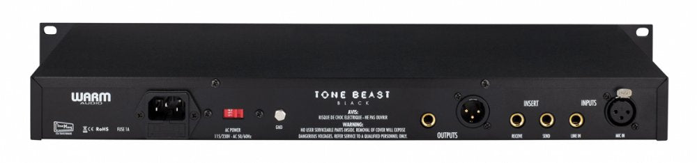 WARM AUDIO TB12-Black — Microphone, studio recording microphone body