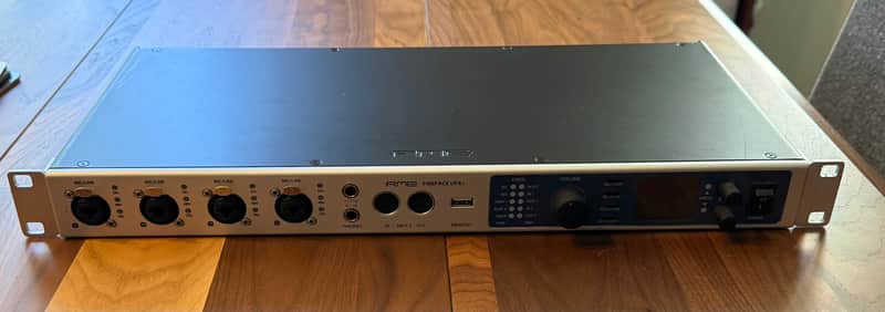 RME Fireface UFX+ USB 3.0/Thunderbolt Audio/MIDI Interface 2010s - Silver/Blue