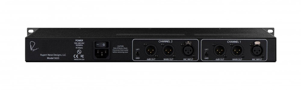 RUPERT NEVE DESIGNS 5025 Dual Shelford Mic Pre — Preamp / DI