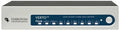 Front panel of a FERROFISH Verto MX audio converter with status LEDs and one round button.