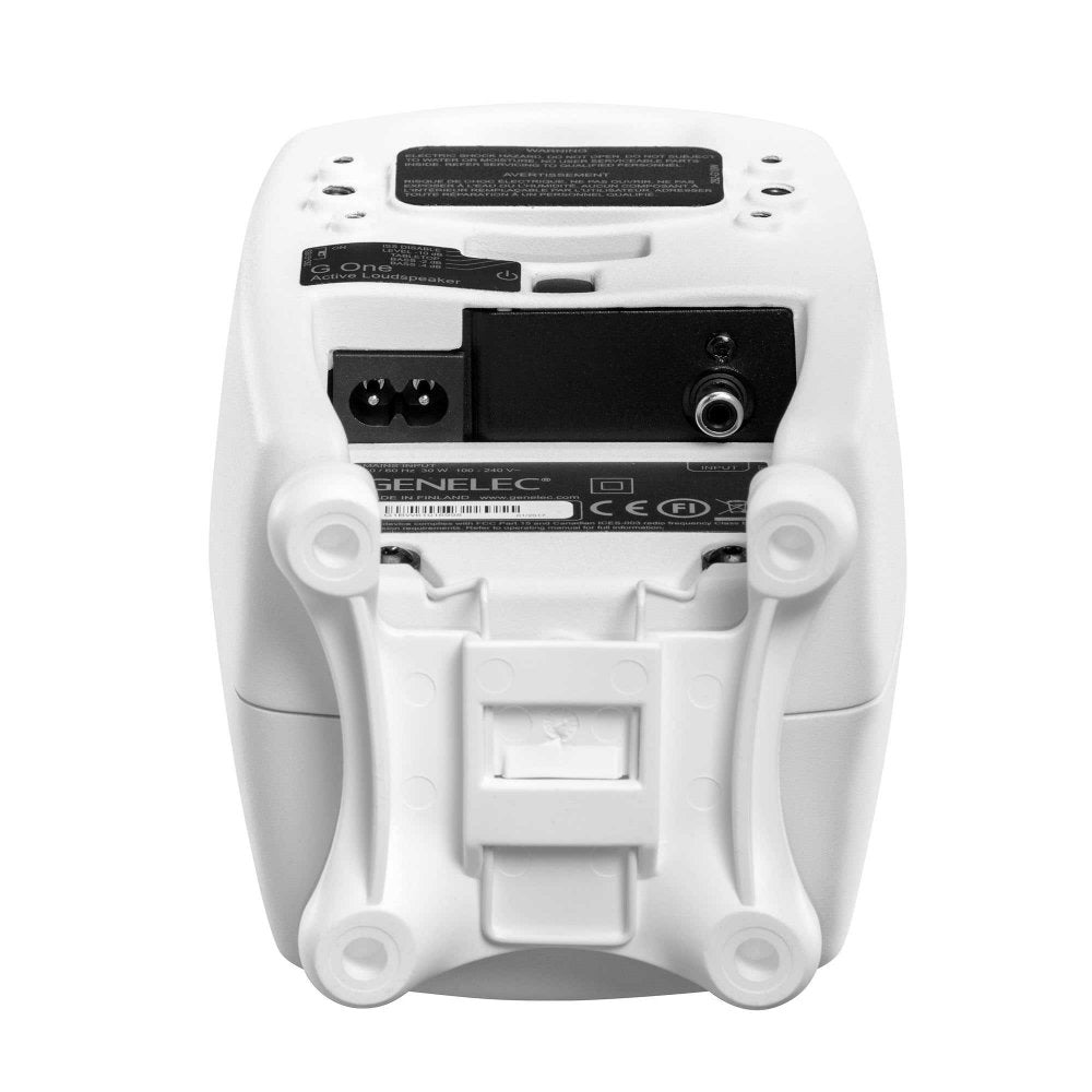 GENELEC G Two Active Speaker White - G2BWM — Studio Monitor, nearfield reference loudspeaker