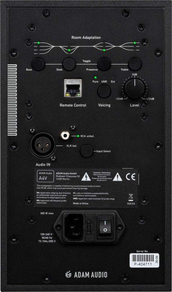 ADAM A4V — Studio Monitor, nearfield reference loudspeaker