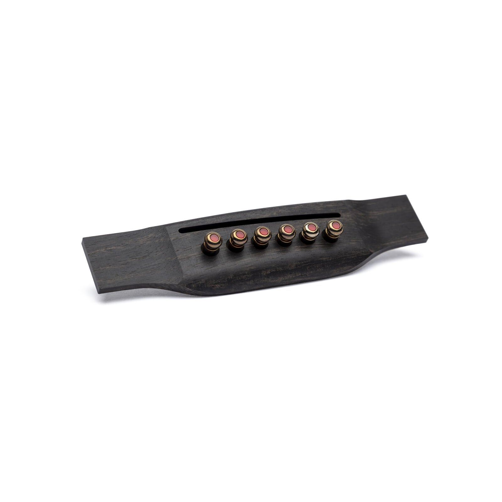 Martin 18APP0006 Luxe Liquidmetal Bridge Pin Set – Gold with Red Inlay