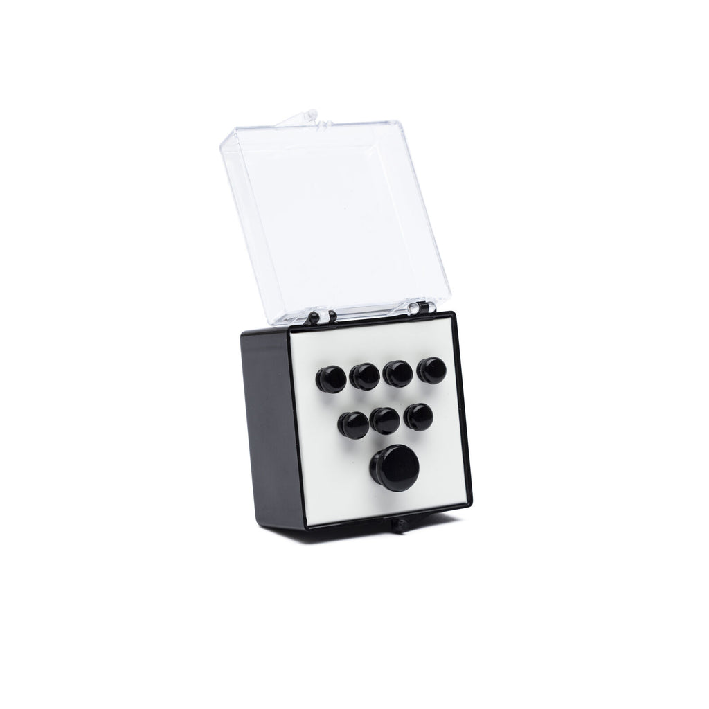 Martin 18APP17 Bridge and End Pin Set – Plain Ebony