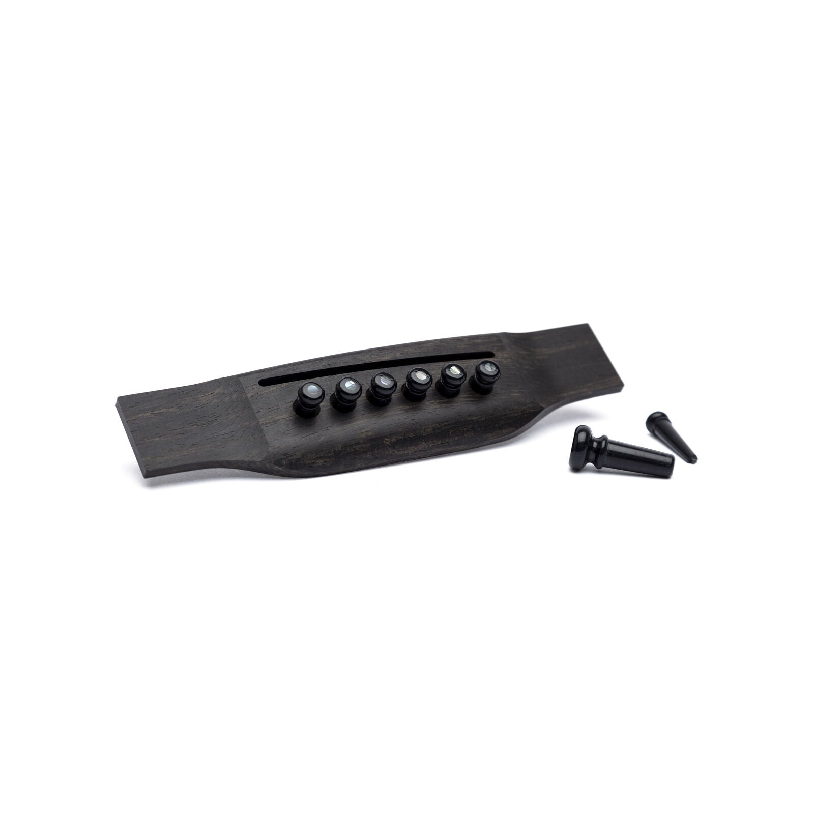 Martin 18APP42 Bridge and End Pin Set – Black with Pearl Inlay