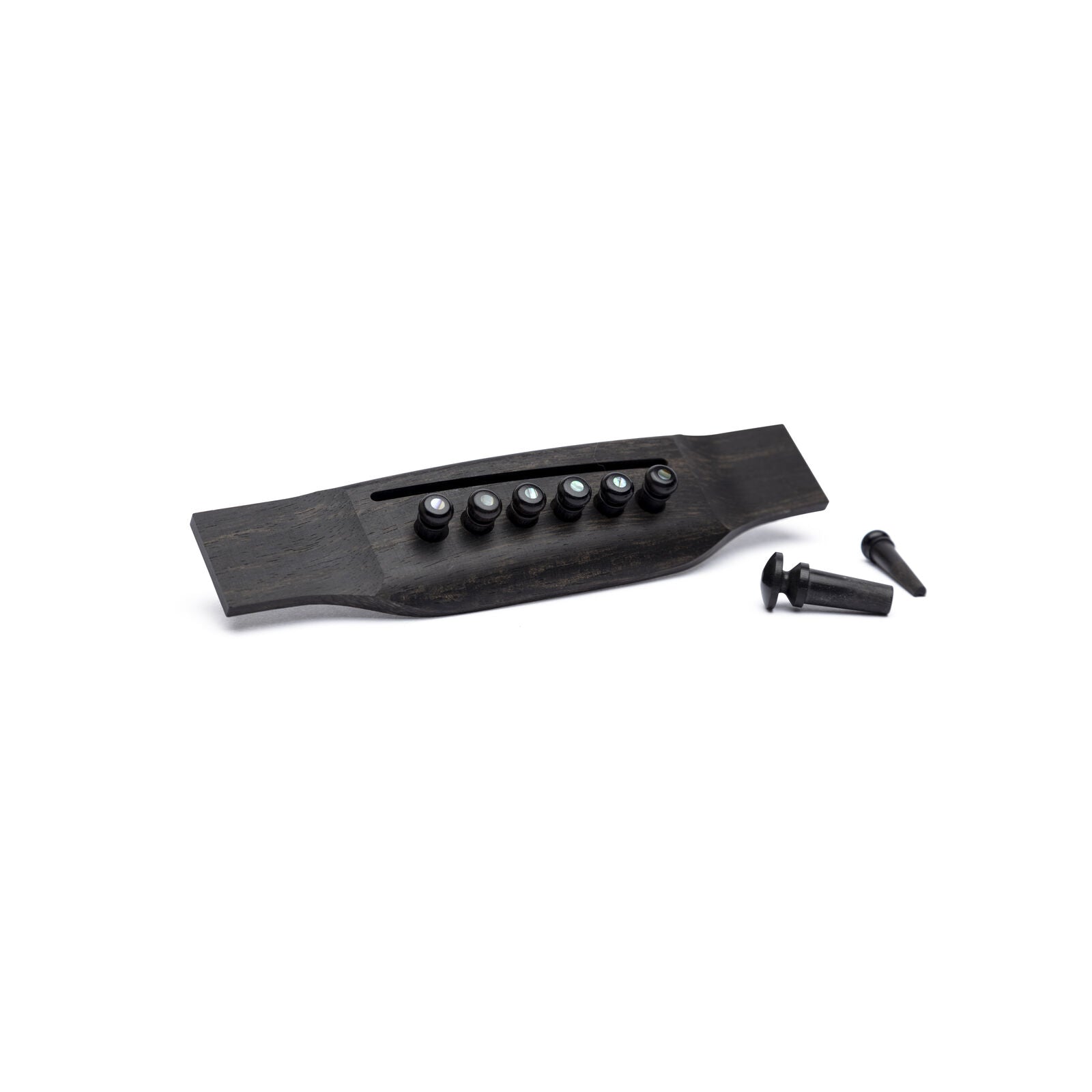 Martin 18APP50 Bridge and End Pin Set – Ebony with Pearl Inlays