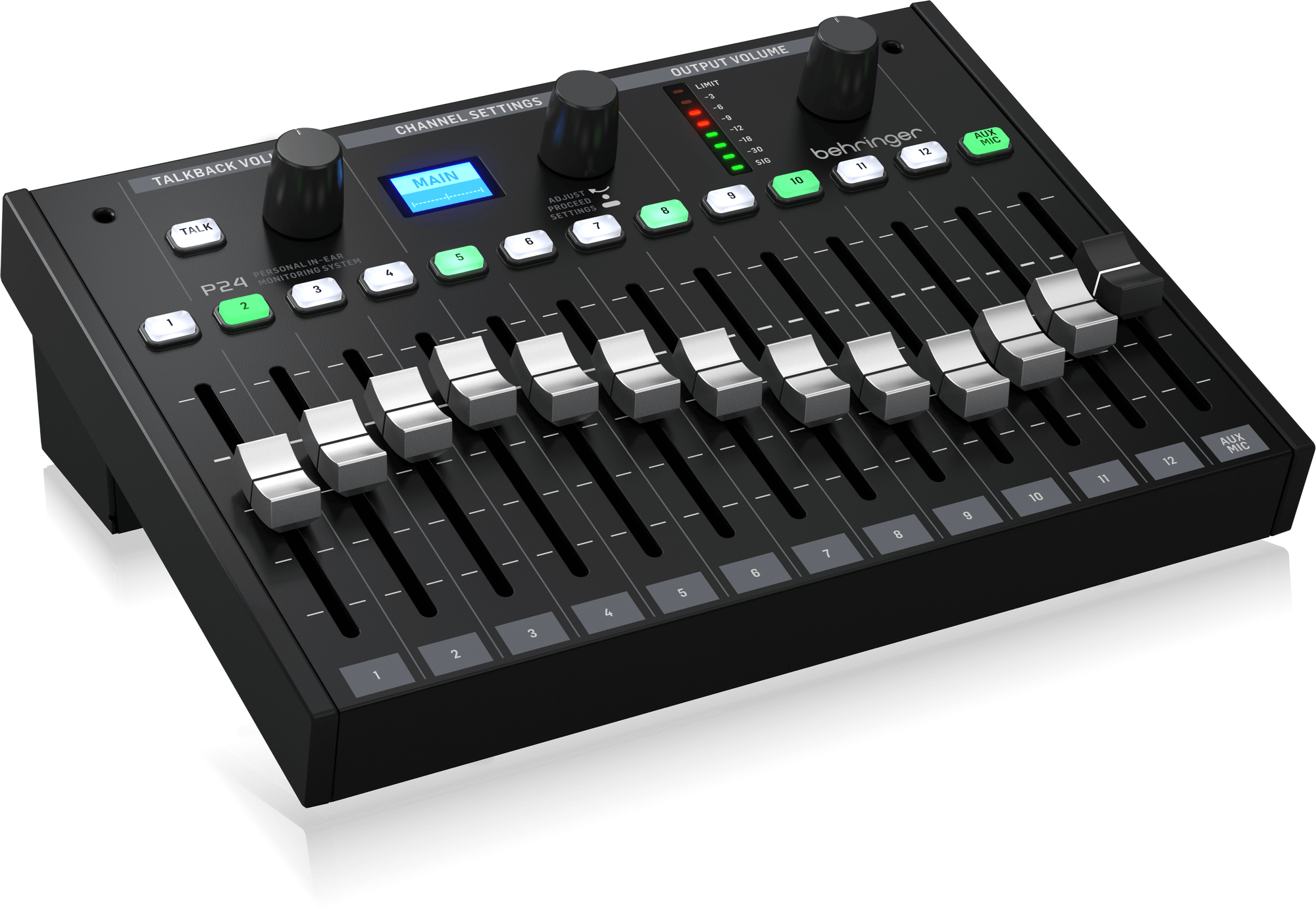 StageConnect Personal Monitor Mixer with 13 Stereo Channels