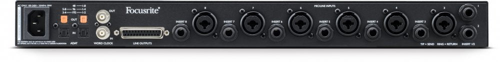 FOCUSRITE Clarett+ OctoPre — Microphone, studio recording microphone body