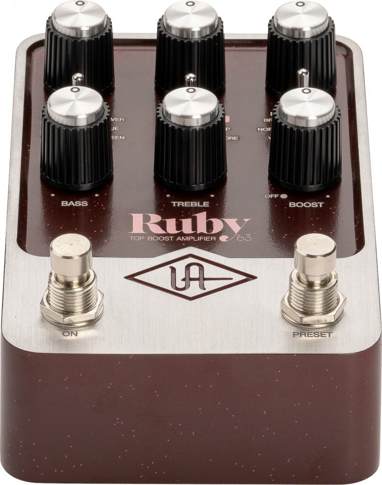 UNIVERSAL AUDIO UAFX Ruby 63 Top Boost Amplifier — Preamp / Boost
