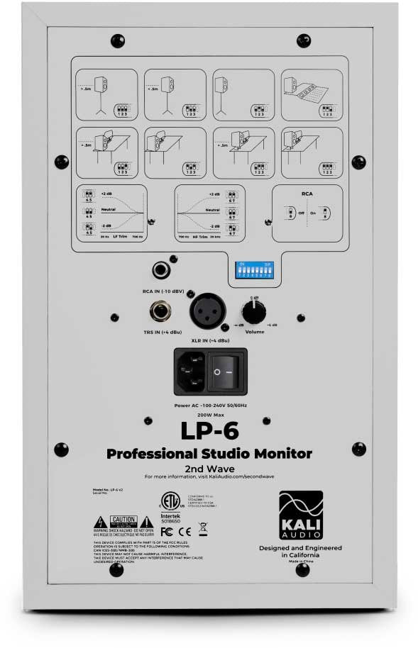 KALI AUDIO LP6WV2 — Studio Monitor, nearfield reference loudspeaker