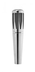 Silver handheld microphone with black mesh grille and Earthworks logo on body.