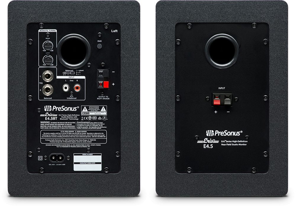 PRESONUS Eris 4.5BT — Studio Monitor, nearfield reference loudspeaker