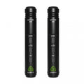 Two black Lewitt LCT 140 AIR microphones with sliders for sound, filter, and pad controls