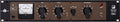 Front panel of a Chandler Limited RS660 compressor featuring knobs, a meter, and toggle switches.